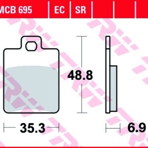Pastillas de Freno Trw Sfa Hh Zip Rst/spant.