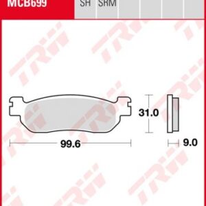 Pastillas De Freno Trw Sinter Yamaha R1 02-03R6 99-02