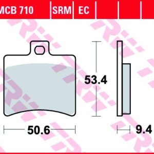 Pastillas de Freno Trw Scooter Sinter Aprilia Scarabeo…
