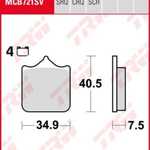 Pastillas De Freno Trw Hypercarbon Racing Aprilia Rsv 100001 2Cp 4Pz