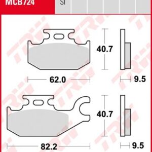 Pastillas De Freno Trw Scooter Sinter Suzuki Ux125/150 Sixteen...