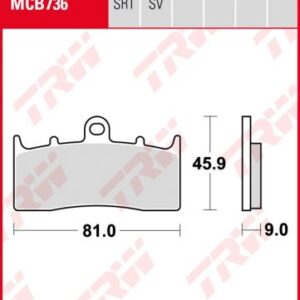 Pastillas De Freno Trw Bmw R 1200/1300R/Rt Ant.