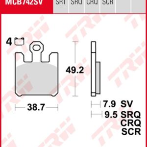 Pastillas De Freno Trw Sinter