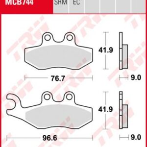 Pastillas De Freno Trw Scooter Sinter X8-X9-Beverly
