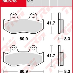 Pastillas De Freno Trw ScooterSinterizada