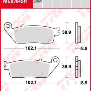Pastillas De Freno Trw ScooterSinterizada
