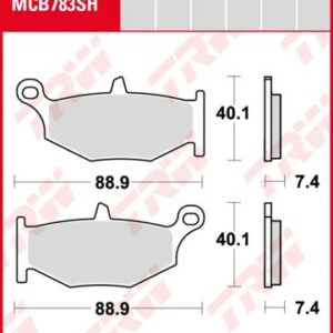 Pastillas De Freno Trw Sinter Suzuki Gsr600 06-Post. Gsx-R...