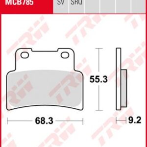 Pastillas De Freno Trw Aprilia Rs125-Sl750-Mana 850 Ant.