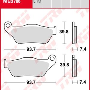 Pastillas De Freno Trw ScooterSinterizada