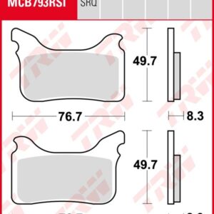 Pastillas De Freno Trw Srq Circuito Y Entrenos