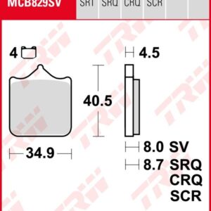 Pastillas De Freno Trw Hypercarbon Racing