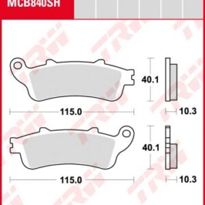 Pastillas De Freno Trw Sinter Honda Gl1800 Post01-07