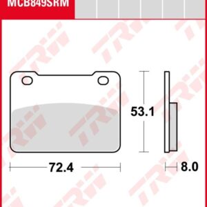 Pastillas De Freno Trw ScooterSinterizada