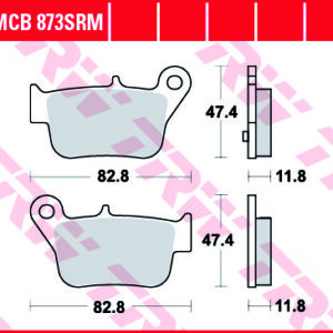 Pastillas TRW Scooter Sinter SYM Maxysym