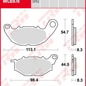 Pastillas De Freno Trw Fa Yamaha Mt-03 Ant.Dx