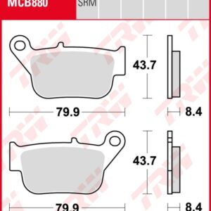 Pastillas De Freno Trw ScooterSinterizada