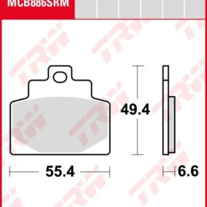 Pastillas De Freno Trw ScooterSinterizada
