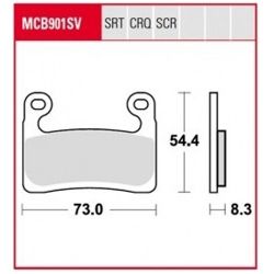 PASTILLAS DE FRENO TRW HYPERCARBON RACING BMW 1000 RR 19-