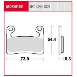 PASTILLAS DE FRENO TRW SINTER BMW R1250GS19- R1250RT 19-