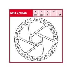 Disco de Freno Fijo Racing TRW MST271RAC Ktm 125 DUKE (euro 4) 2017-2020