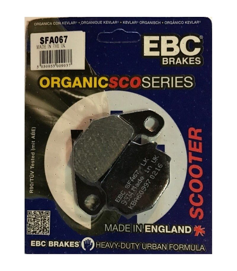 Pastillas de Freno Scooter EBC SFA067 Sym JET V 125 Desde 2012