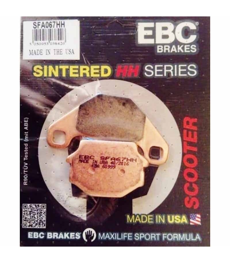 Pastillas de Freno Scooter Sinterizadas EBC SFA067HH Sym JET V 125 Desde 2012