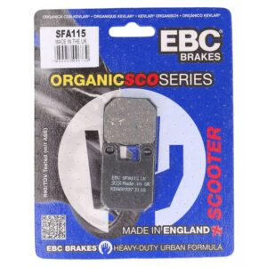 Pastillas de Freno Scooter EBC SFA115 Suzuki AY 50 KATANA (luftgekühlt) 1997-2007