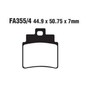 PASTILLAS SP SYM JOYMAX250/300 ANT. KYMCO GRAND DINK 250 ANT.