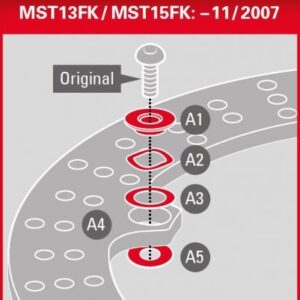 Kit de espaciadores solo para discos de BMW