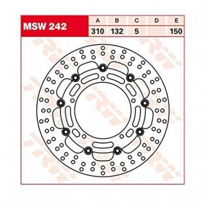 Disco de freno flotante TRW