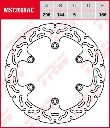 Disco de freno fijo RACING TRW