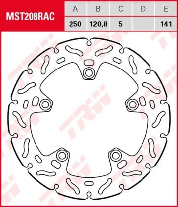 Disco de freno fijo RACING TRW