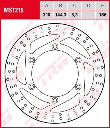 Disco de freno fijo TRW