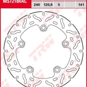 Disco de freno fijo RACING TRW