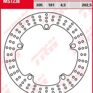 Disco de freno fijo TRW