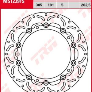 Disco de freno flotante TRW