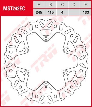 Disco de freno fijo OFF ROAD TRW