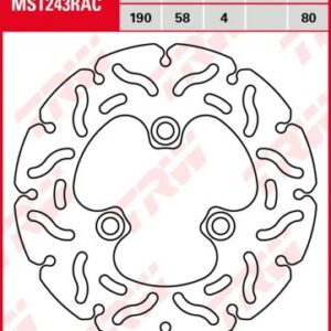 Disco de freno fijo RACING TRW