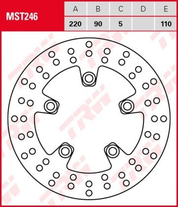 Disco de freno fijo TRW