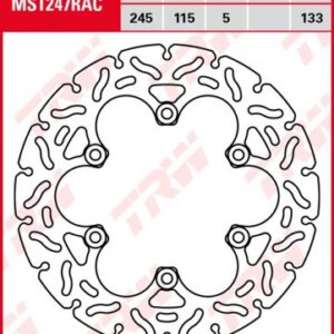 Disco de freno fijo RACING TRW