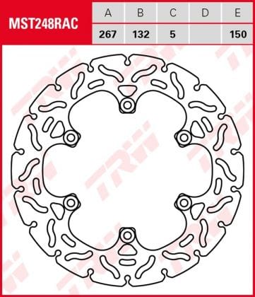 Disco de freno fijo RACING TRW