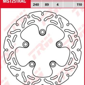 Disco de freno fijo RACING TRW