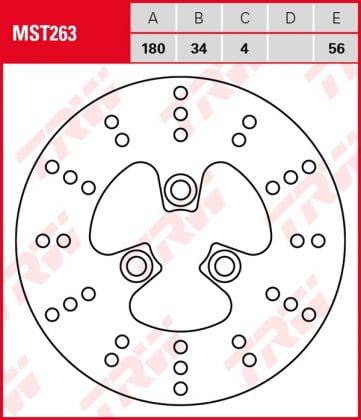 Disco de freno fijo TRW