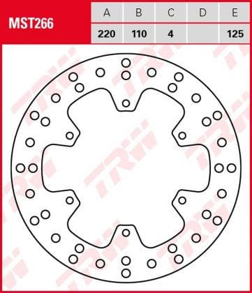 Disco de freno fijo TRW