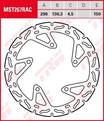 Disco de freno fijo RACING TRW