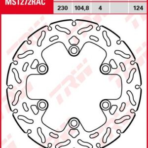 Disco de freno fijo RACING TRW