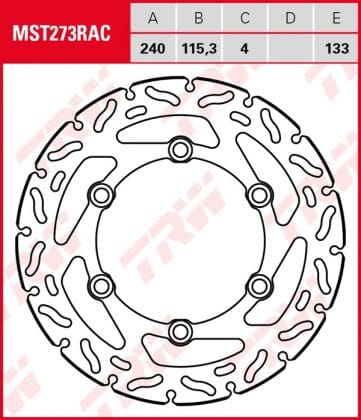 Disco de freno fijo RACING TRW