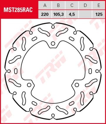 Disco de freno fijo RACING TRW