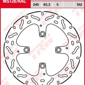 Disco de freno fijo RACING TRW