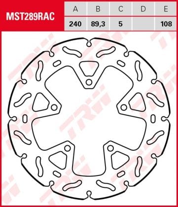 Disco de freno fijo RACING TRW